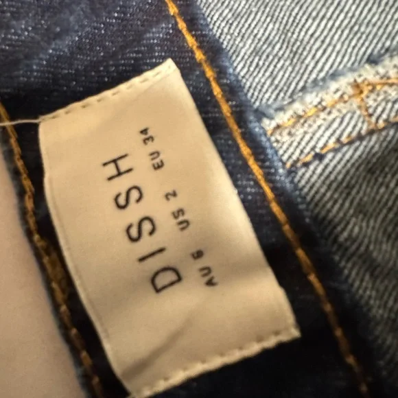 DISSH Lennon Indigo Maxi Skirt Slit in Middle💙 NWT - Picture 7 of 7